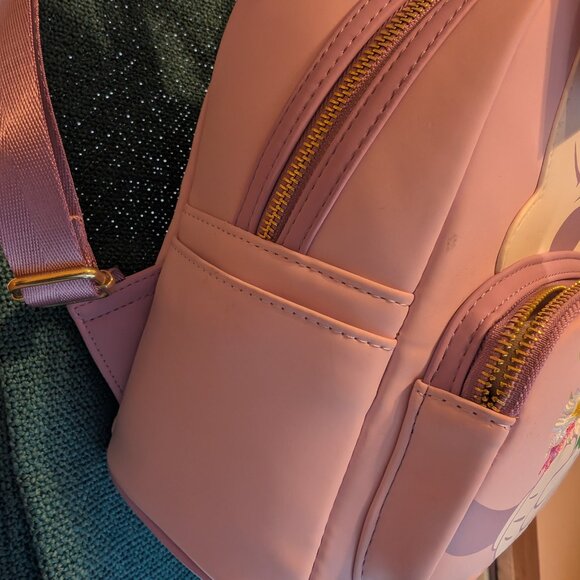 Disney Loungefly Minnie Lavender Backpack with Floral Design main image 6